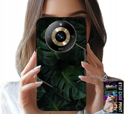 Obrázok produktu pre Puzdro pre Realme 11 Pro – Elegantné puzdro s modernými vzormi listov
