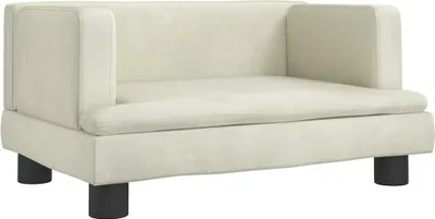 Obrázek produktu pro vidaXL Pelíšek pro psy Cream 60x40x30 cm Velvet