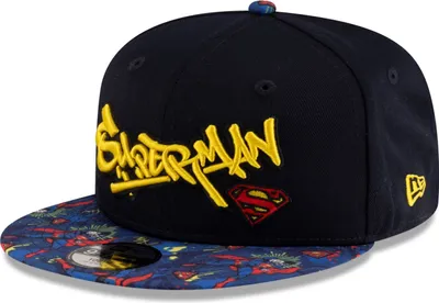 Produktbild von New Era 9Fifty Snapback Kinder Cap - Superman Graffiti Child