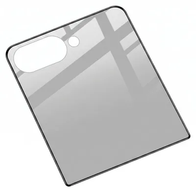 Obrázek produktu pro iMak, tvrzené sklo pro externí displej Galaxy Z Flip 8, ochrana proti podvádění, čiré, černé