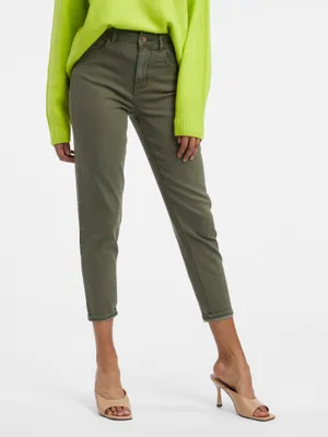 Produktbild von Orsay Grüne verkürzte Slim Fit Jeans für Damen 314096872000__34