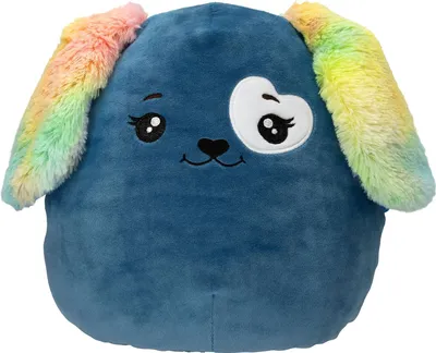 Produktbild von Depesche Ylvi Swoppies Kuscheltier Hund, Dunkelblau, 20 cm, mit Leuchteffekt