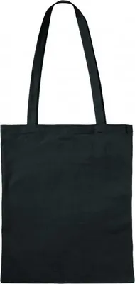 Produktbild von 80 Baumwolltragetasche Stofftasche schwarz 38x42+70