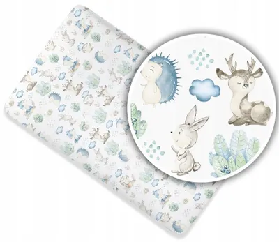 Produktbild von Spannbettlaken für Kinderbett 60x120 cm - 100% Baumwolle -