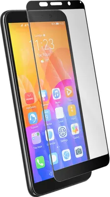 Productafbeelding van Akashi, beschermfolie van gehard glas (9H) voor de Huawei Y5p, zwart