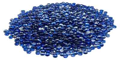 Obrázek produktu pro SucceBuy sklo do ohniště, 4,5 kg žáruvzdorné skleněné kameny, 19 mm reflexní skleněné perly do ohniště, skleněné kameny do krbu, dekorativní ohňové krystaly, ohňové perly v kobaltově modré barvě
