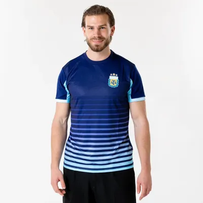 Immagine prodotto di Maglia da calcio Argentina Uomo - Taglie dalla S alla XXL - Abbigliamento da calcio - 100% Poliestere - Merchandise ufficiale per fan