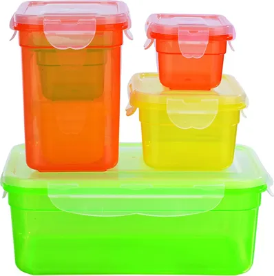 Produktbild von Frischhaltedosen Klick-it 12tl Plastik Brotdose Lunchbox Aufbewahrung Mikrowelle