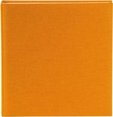 Immagine prodotto di Album fotografico rilegato a libro - Giallo - Lino - 30 x 31 cm