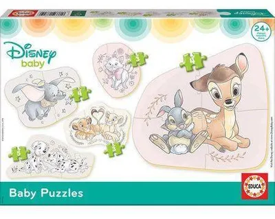 Image de Puzzle 5x 3-5 pièces Baby Disney Animaux 18591