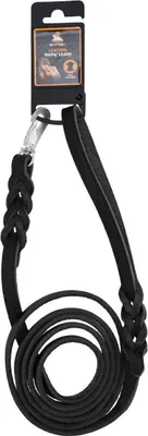 Produktbild von Spotted! Pro Leder Führleine Schwarz 1,2 x 180 cm (Klipphaken)