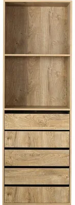Immagine prodotto di Armadio "Opéra" con 5 cassetti e 2 ripiani - 60 x 45 x 180 cm - Beige