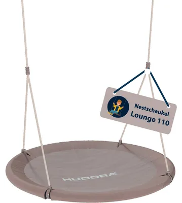 Zdjęcie produktu dla Huśtawka ogrodowa z regulacją wysokości HUDORA Nest Swing Lounge 90110cm Mocowanie huśtawki