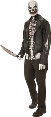 Produktbild von Bristol Novelty - Kostüm - Herren BN5952 (XL) (Schwarz/Weiß)
