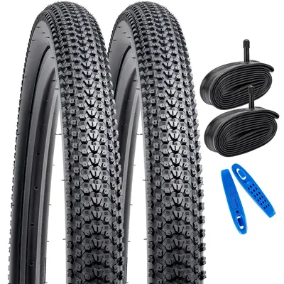 Obrázok produktu pre 24-palcové pneumatiky na horské bicykle s vnútornými dušami a ventily Schrader