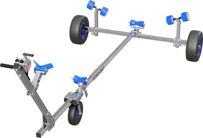 Produktbild von Slipwagen Handtrailer Hafentrailer Bootstrailer Bootswagen SUPROD XTR-L360R-W1, Ø 420 mm