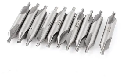 HSS Zentrierbohrer Senker 3 mm 60° 10 Stück Drehmaschine
