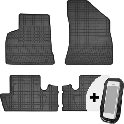 Image de Tapis de sol en caoutchouc pour voiture Tapis de sol pour voiture Set de 4 pièces - convient à la Peugeot 5008 1 2010-2017