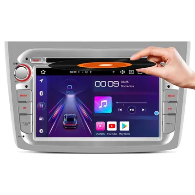 Productafbeelding van 7" Carplay DVD Android 14 touchscreen autoradio voor Alfa Romeo Mito (2008-2019) met GPS-navigatie, 4G, Wi-Fi, DAB+, Bluetooth, USB, stuurwielbediening, 4+64GB opslag en 8-kern processor