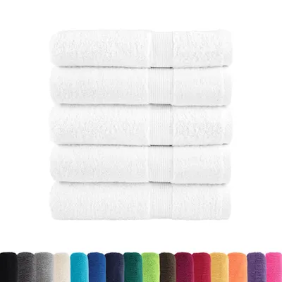 Immagine prodotto di Asciugamani da doccia premium SOLUND 25 pezzi bianchi 70x140 cm 600 g/m²
