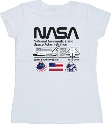 Produktbild von NASA - "Space Admin" T-Shirt für Damen BI44649 (S) (Weiß)