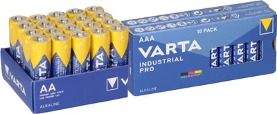 Produktbild von Varta Batterie Industrial 20 x AA LR06 + 20 x AAA LR3 Batterie Mignon Micro