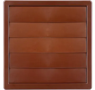 Obrázok produktu pre airRoxy PPZ 120 Plastová žalúzia proti dažďu 170x170 mm, hnedá