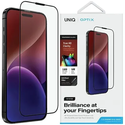 Zdjęcie produktu dla Szkło Uniq Optix Vivid Na Iphone 15 Pro Max Z Aplikatorem