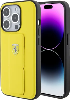 Produktbild von Ferrari iPhone 15 Pro Back cover case - Yellow