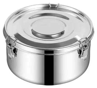 Produktbild von Set mit 6 Edelstahl-Lunchboxen, auslaufsichere Lebensmittelbehälter