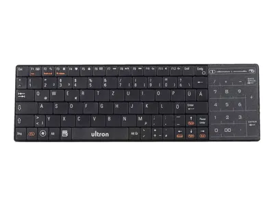 Produktbild von Ultron Tastatur UMT-BT  Fashion  schwarz wireless