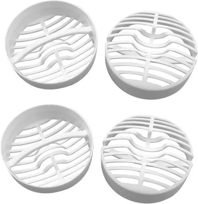 Productafbeelding van Famanu haarfilters voor douche en douchebak - 4 stuks
