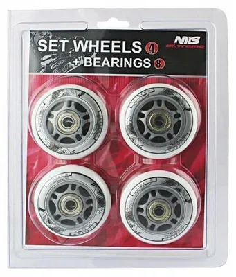 Image de Pu 72x24 82a Blanc (4 pcs.) + Abec-7 (8 pcs.) Set Nils Extreme