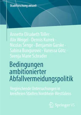Produktbild von Bedingungen ambitionierter Abfallvermeidungspolitik