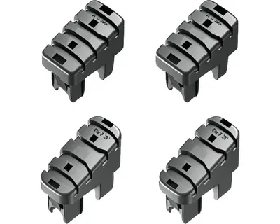 Produktbild von Hailo Fuß-Set 4 Stück Steig- & Stützholm für Hailo Stehleitern mit 35x20/43x20mm Holm (ab Bj. 01/2015)