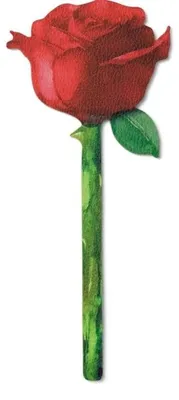 Immagine prodotto di Segnalibro con fiori - Rosa dipinta - IF