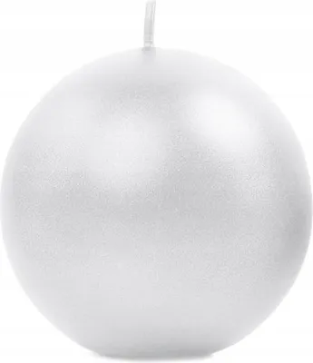 Immagine prodotto di Kerze "Ball" (FI 80) metallizzato, perlmut, 1 Stk.
