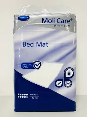 Zdjęcie produktu dla Hartmann MoliNea ochraniacze na łóżko Mata na łóżko 60x90 cm 9 kropli (2x30 szt.)