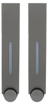 Immagine prodotto di Distributore di sapone da parete - Dispenser da parete - Sapone liquido - Plastica - Adatto per bagno/cucina - Include materiale adesivo