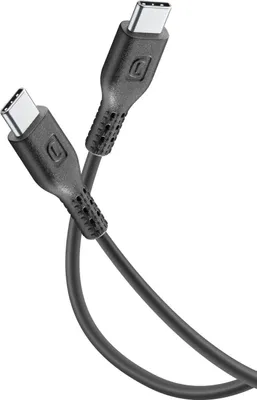 Produktbild von Cellularline Power Cable 120cm - USB-C to USB-C, 1,2 m, USB C, USB C, Schwarz