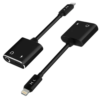 Immagine prodotto di Adattatore audio/ricarica Lightning + jack da 3,5 mm, audio e ricarica - nero