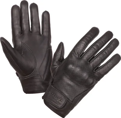 Produktbild von Modeka Hot Classic perforierte Motorrad Handschuhe, schwarz, 14