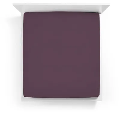 Produktbild von Spannbettlaken Bella Donna Jersey Alto 180x190-200x220 cm Farbe Violett