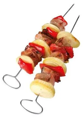 Geflügelspieß 10 cm, 10-teilig, Edelstahl