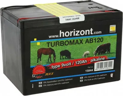 Zdjęcie produktu dla Akumulator suchy TURBOMAX AB120 9V/120Ah