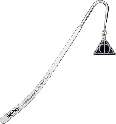 Productafbeelding van Boekmarkering Harry Potter, Relikwieën van de Dood, design van metaal en leer