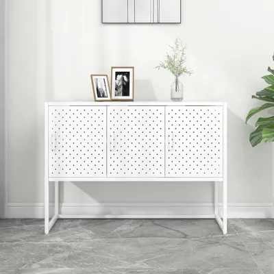 Immagine prodotto di Madia bianca 105x35x75 cm in acciaio