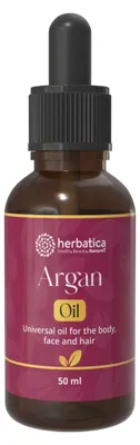 Obrázek produktu pro Arganový olej 100% přírodní, za studena lisovaný - Herbatica - 50 ml