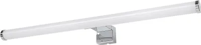 Zdjęcie produktu dla Kinkiet LED nad lustro NOUR chromowany biały 9W Neutralna biel 920lm tworzywo sztuczne wym:5x50x12cm IP44 Rabalux