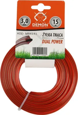 Obrázek produktu pro DEMON Struna zesílená, čtvercový profil, 15m, 3mm M84141